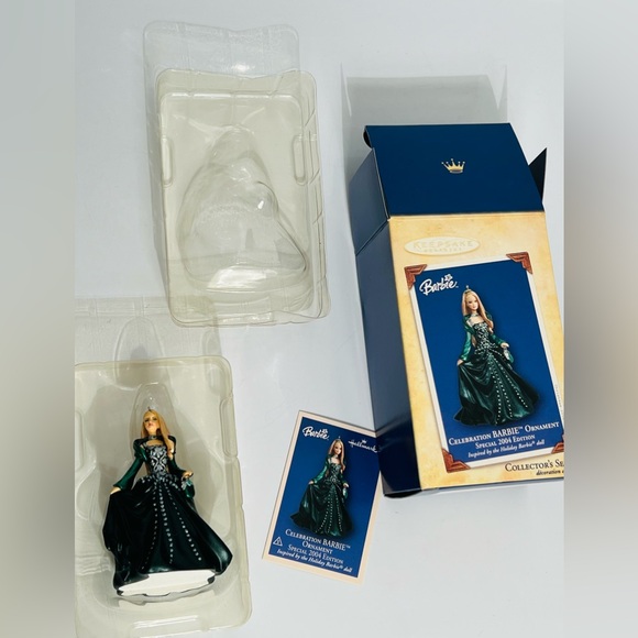 Celebration Barbie Ornament 2004  Edition #5 Inspired by Holiday Barbie Doll NIB - Picture 2 of 4